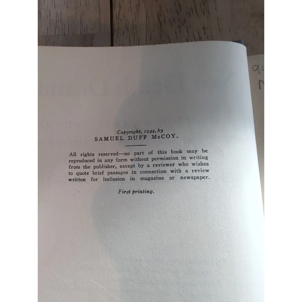 Nor‎ Death Dismay McCoy Hardcover First Printing Library Copy